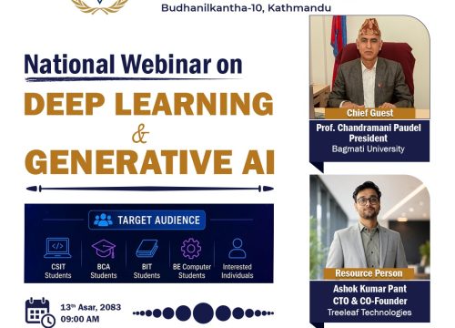 Webinar on Deep Learning & Generative
