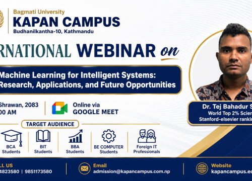 Machine Learning for Intelligent Systems